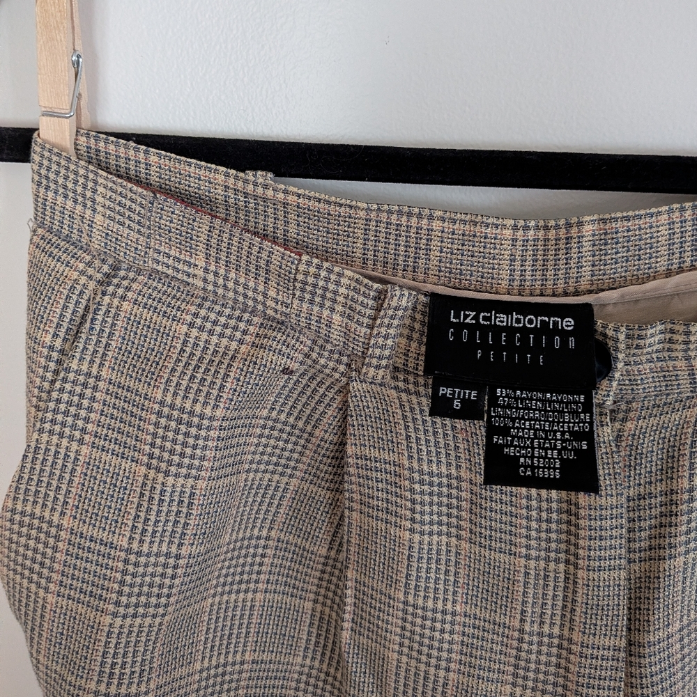 Vintage Plaid Pants - Picture 2 of 4